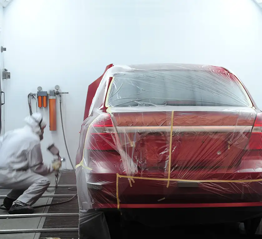 verniciatura parziale auto mv carrozzeria